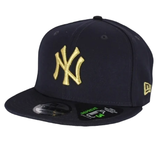 New Era - 9Fifty New York Yankees - Marinblå Guld Snapback Keps
