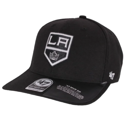 LA Kings svart justerbar NHL Keps - 47 Brand