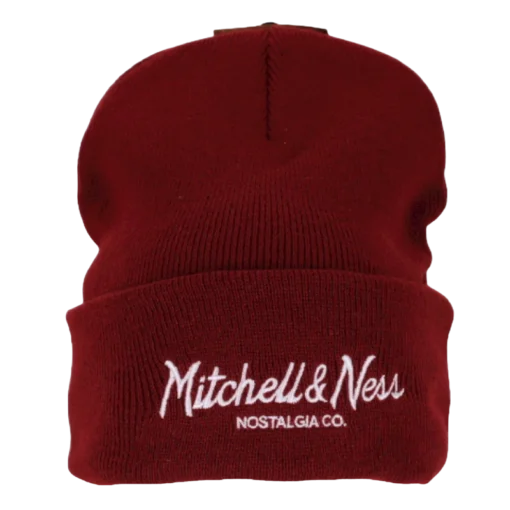 Mitchell & Ness Mössa Pinscript Cuff Knit - Own Brand - Vinröd