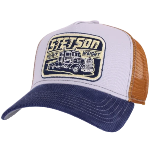 Stetson - Trucker Cap Heavy Duty - Blå Truckerkeps