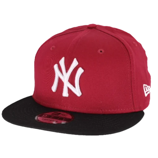 New Era - 9Fifty New York Yankees - Vinröd Svart Snapback Keps