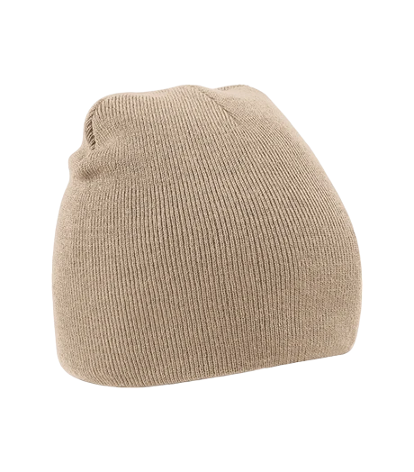 Beechfield - Beanie Knitted Hat Stone - beige mössa