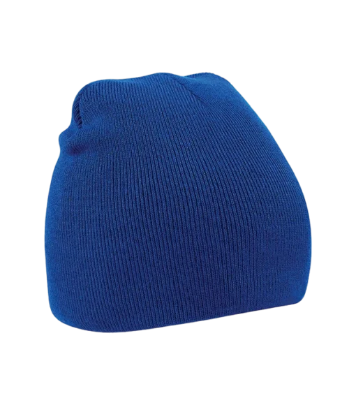 Beechfield - Beanie Knitted Hat - Blå mössa