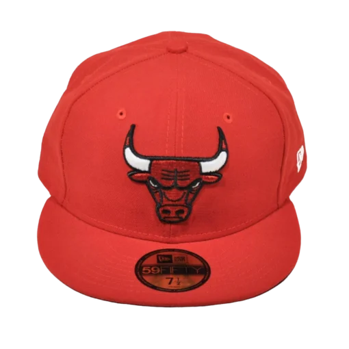 New Era - 59Fifty Chicago Bulls - Röd Fitted Keps
