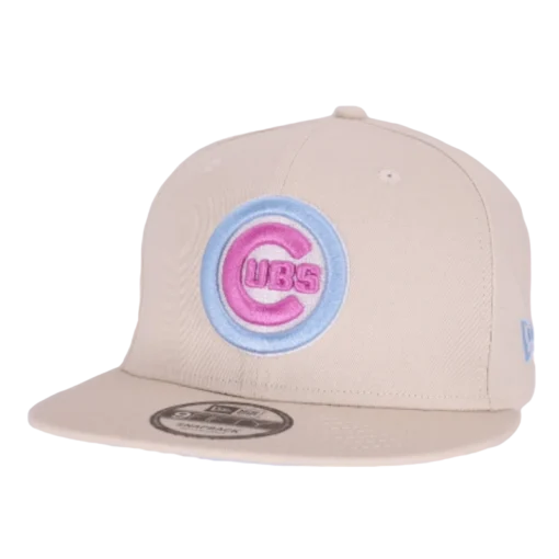 New Era - Chicago Cubs Pastel Patch - Vit 9Fifty Keps