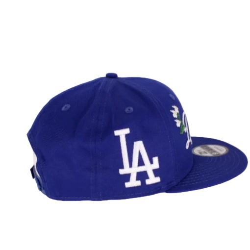 New Era - LA Dodgers Flower Wordmark - Blå 9Fifty Kepssecond view
