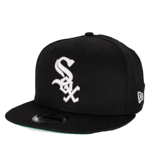 New Era - Chicago White Sox Team Side Patch - Svart 9Fifty Keps