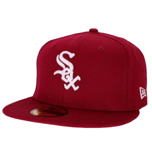 New Era - Chicago White Sox - Vinröd 59Fifty Fitted keps