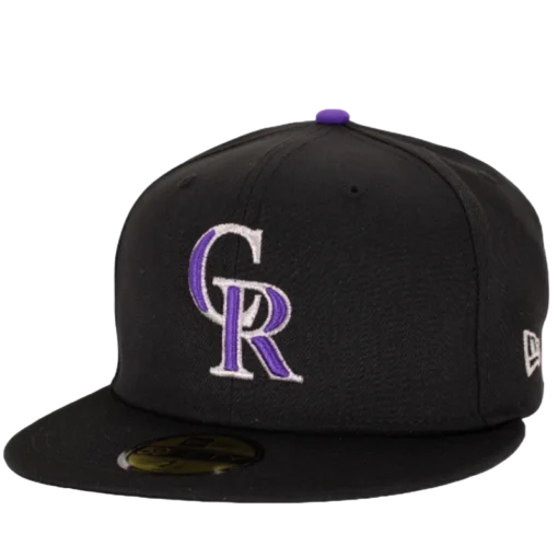 New Era - Colorado Rockies  - Svart 59Fifty Fitted keps