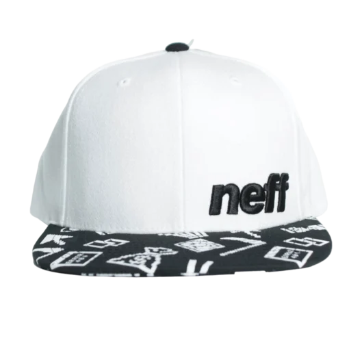 Neff - Daily Pattern - Vit/Svart Snapback Keps