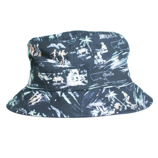 New Era - Offshore AOP - Svart Bucket Hatt