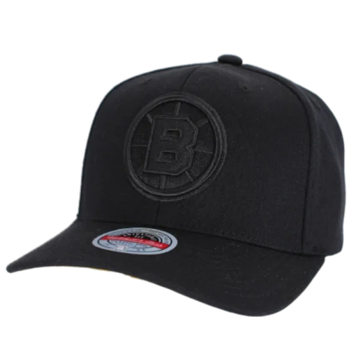 Mitchell & Ness - Nhl Anniversary Patch - Boston Bruins - Svart Keps