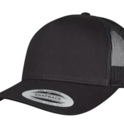 Flexfit - Trucker - Svart  truckerkeps med böjd skärm