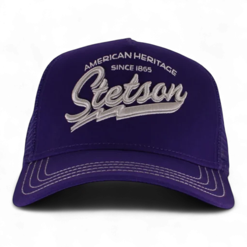 Stetson - Trucker Cap American Heritage Classic - Lila Truckerkepssecond view