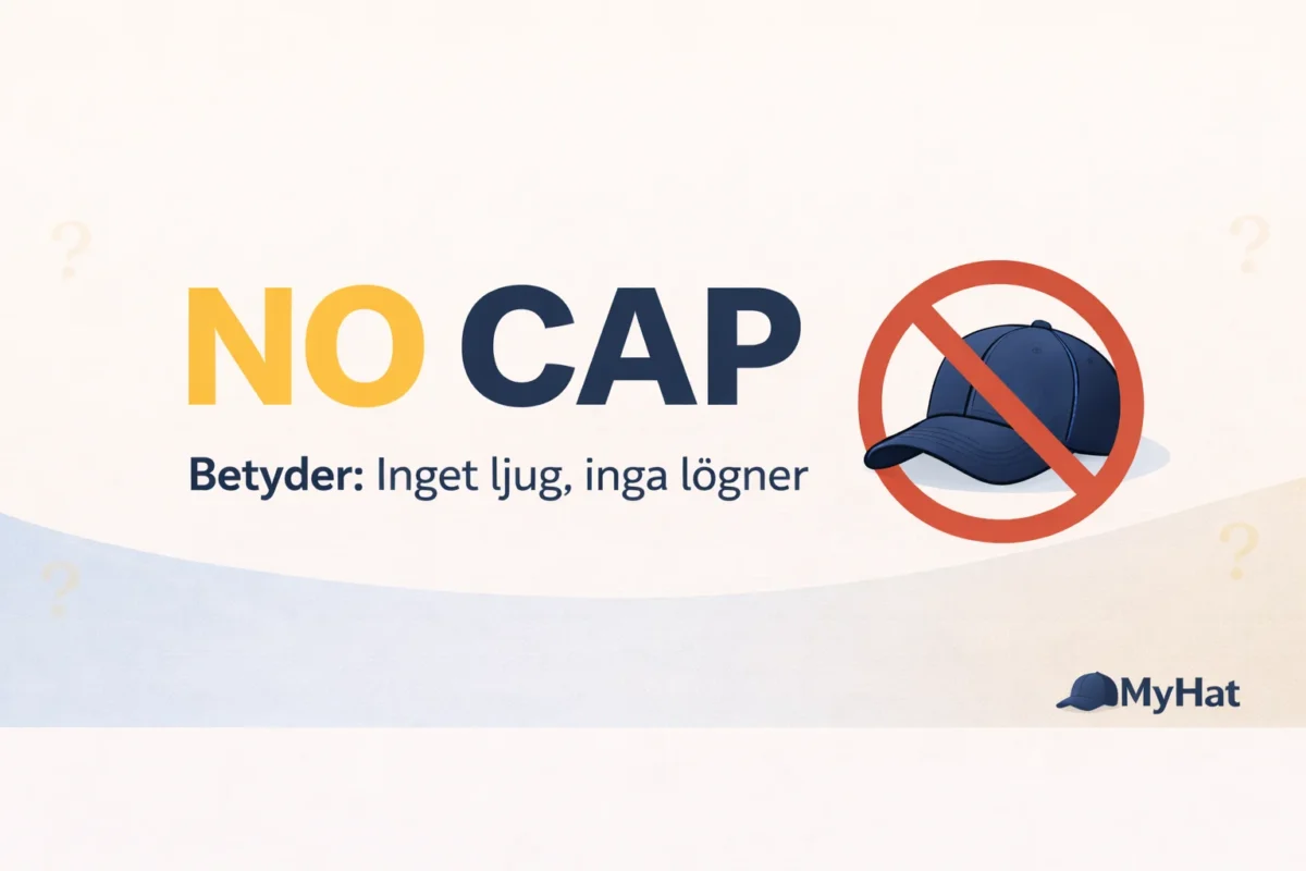 Vad betyder no cap