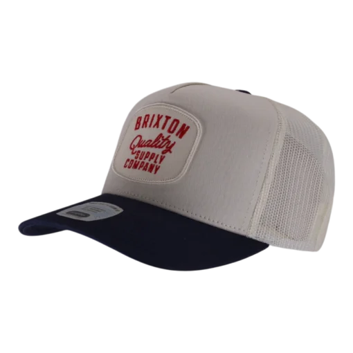 Brixton - Hubal - Offwhite truckerkeps