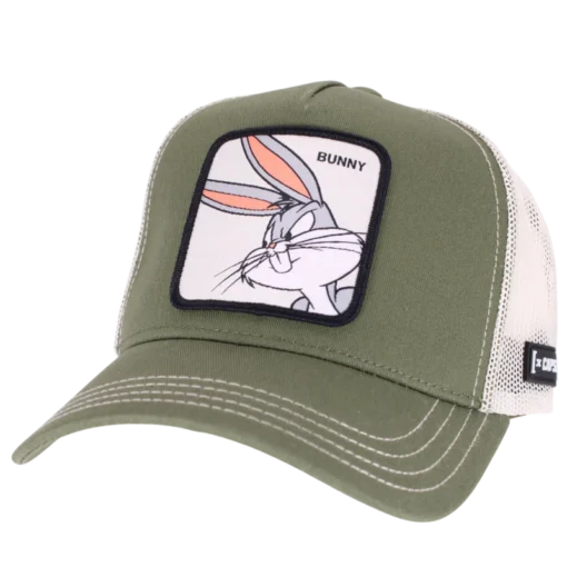 Capslab – Bugs Bunny – Grön/Vit truckerkeps