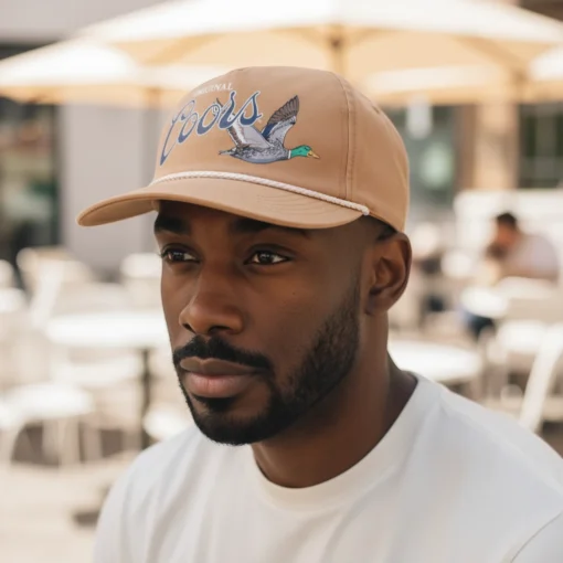 American Needle – Coors Beer Cappy – Orangebrun Snapbacksecond view