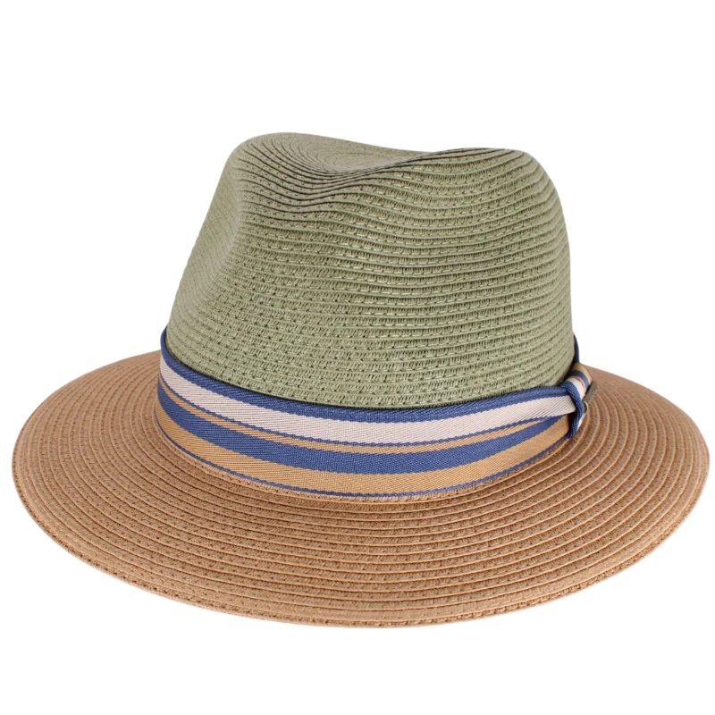 Stetson - Traveller Toyo - Mossa/Beige Stråhatt