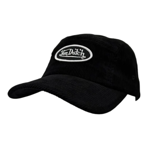 Von Dutch – 5 Panel Velour – Svart keps