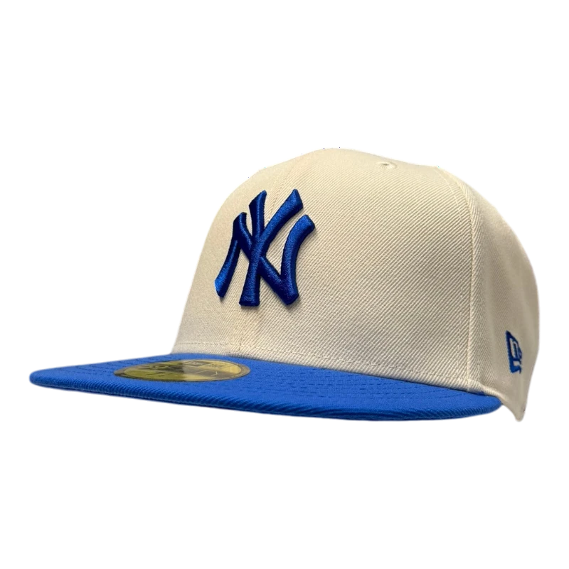 New Era - New York Yankees - Krämvit/Blå 59Fifty fitted keps