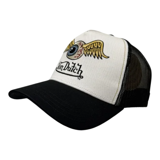Von Dutch – Flying Eye – Svart/Vit Truckerkeps