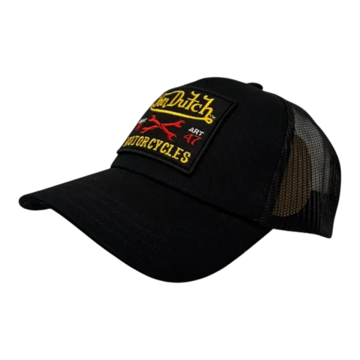 Von Dutch – Live Fast Motorcycles – Svart Truckerkeps