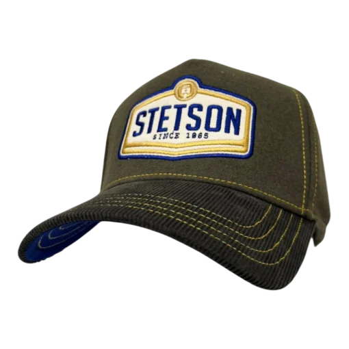 Stetson - Wool Piston - Olivgrön Justerbar Keps
