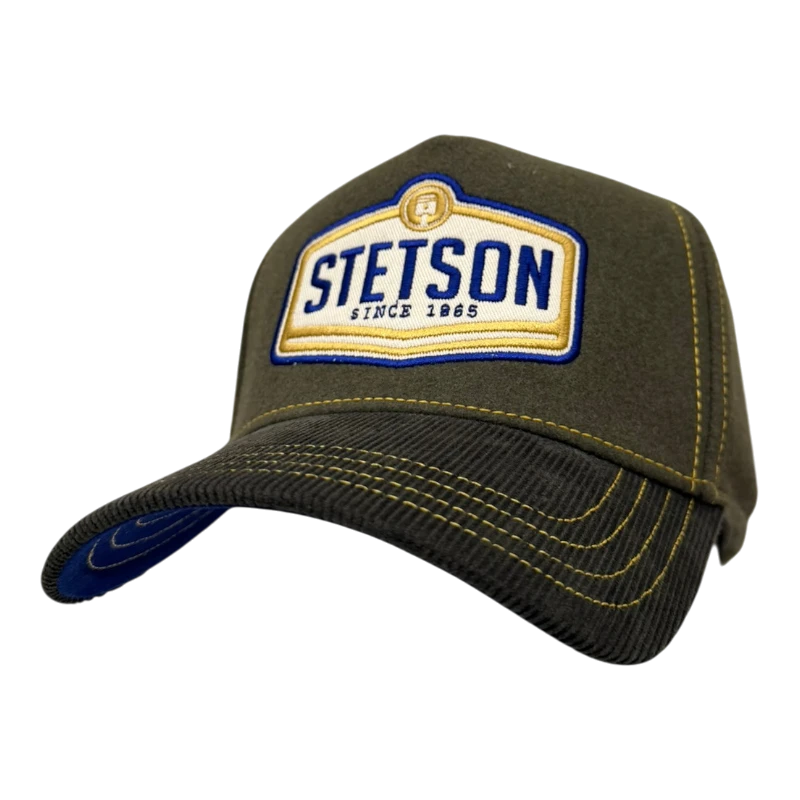 Stetson - Wool Piston - Olivgrön Justerbar Keps