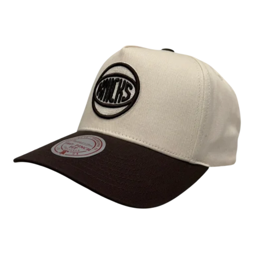 Mitchell & Ness - Pro Pinch - NY. Knicks - Krämvit/Brun