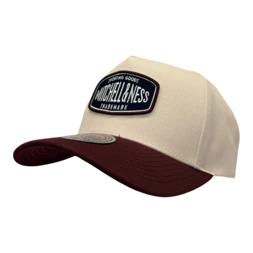 Mitchell & Ness - Sporting Pro Pinch - Krämvit/Burgundy Snapback