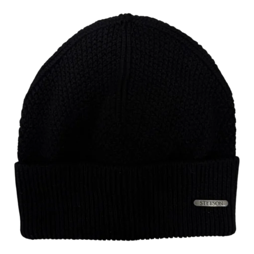 Stetson - Wool - Svart Beanie