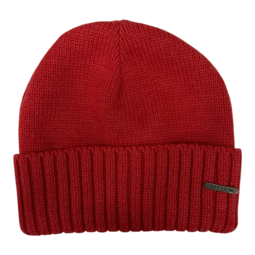 Stetson - Wool - Korallröd Beanie