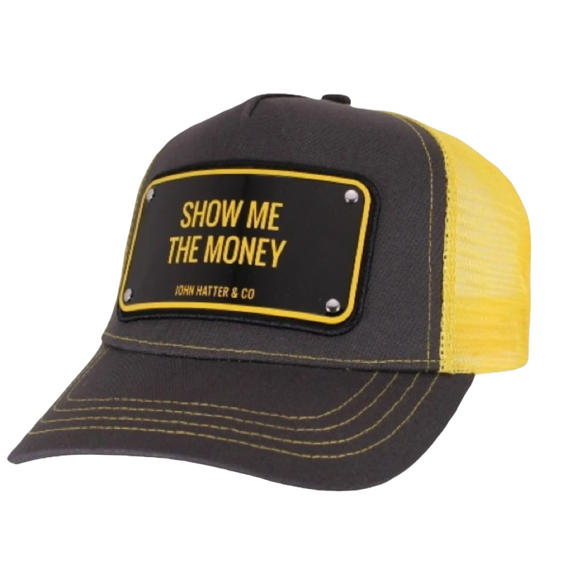 John Hatter Show Me The Money Grå Truckerkeps