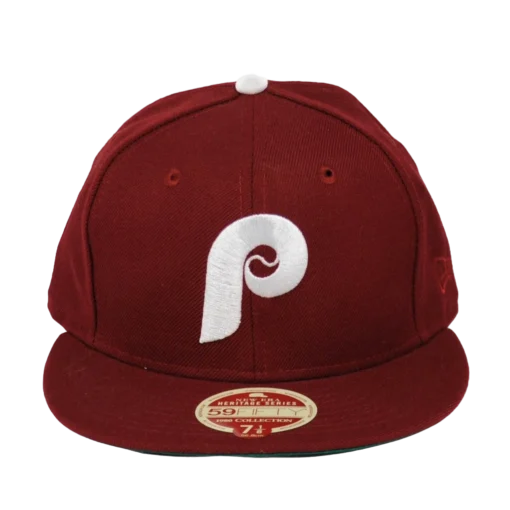 New Era - 59Fifty Philadelphia Phillies 1980 - Vinröd Keps