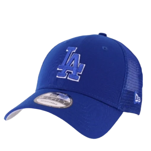 LA Dodgers blå Trucker Keps - New Era
