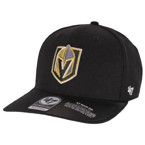 Las Vegas Knights svart justerbar NHL Keps - 47 Brand