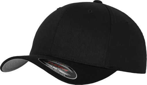 Flexfit - Wooly Combed - Svart keps