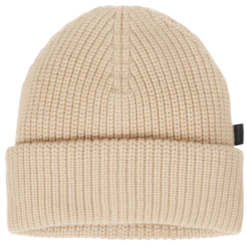Resteröds Chunky Beanie Vit Mössa