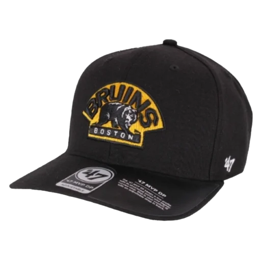 Boston Bruins svart justerbar NHL Keps - 47 Brand