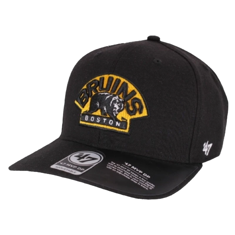 Boston Bruins svart justerbar NHL Keps - 47 Brand
