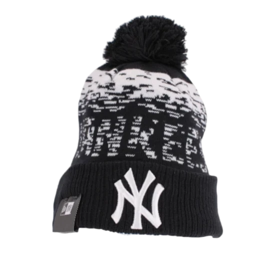 New Era - New York Yankees - Marinblå tofsmössa