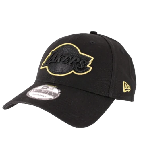 LA Lakers Svart NBA Reglerbar Keps - New Era 9Forty