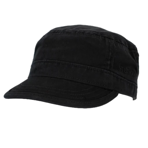 Stetson - Army Cap Cotton - Svart