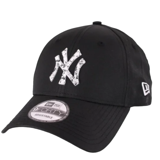 New York Yankees Svart Reglerbar Keps - New Era 9Forty