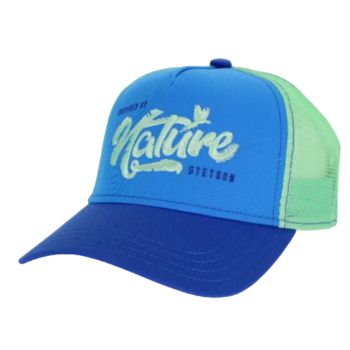 Stetson - Trucker Cap Inspired by Nature Sustainable - Blå Truckerkeps