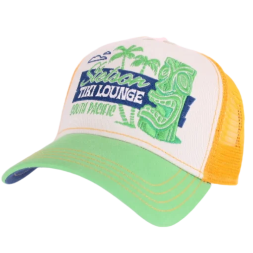 Stetson - Trucker Cap Tiki Lounge - Grön Truckerkeps