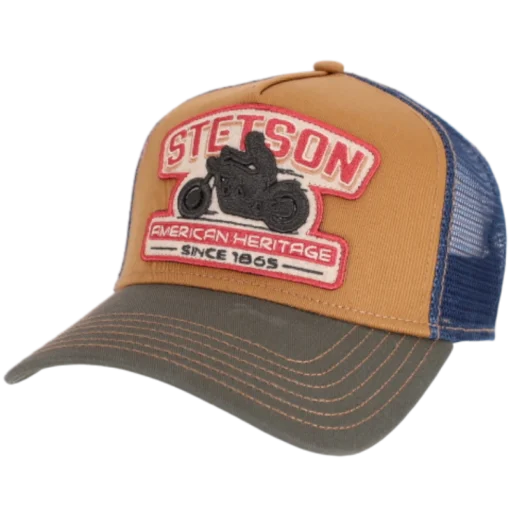 Stetson - Trucker Cap Motorcycle - Brun Truckerkeps