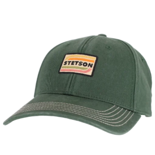 Stetson - Baseball Cap Cotton - Mörkgrön