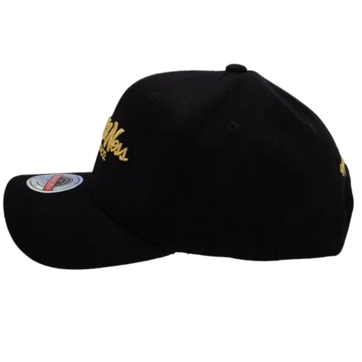 Mitchell & Ness - Pinscript - Svart/Guld kepssecond view